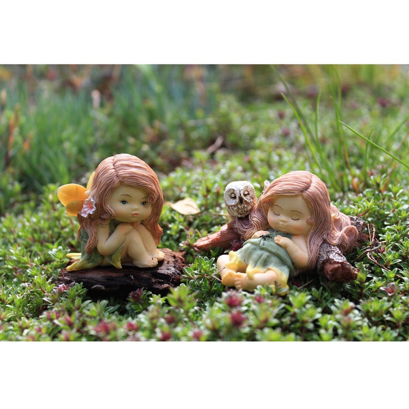 Top Collection Miniature Fairy Garden and Terrarium Sleeping Little Fairy - Image 4